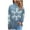 Blue, variant on jsaierl Women's Christmas Sweaters Funny Christmas Snowflake Graphic Knit Tops Dressy Casual Long Sleeve Loose Sweater Christmas Gift Crewneck Pullover Sweater