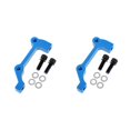 thumbnail image 1 of Guardoinrt Durable Bicycle Bike Disc Brake Mount Adapter Reliable Caliper PM to IS Conversion Blue Front 2Set, 1 of 6