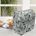 thumbnail image 3 of Birds Stand Mixer Cover, Cartoon Style Illustration of Long-Eared Owl and Great-Grey Owls, Kitchen Appliance Organizer Bag Cover with Pockets, 5 Quarts, Blue Grey Salmon, by Ambesonne, 3 of 4