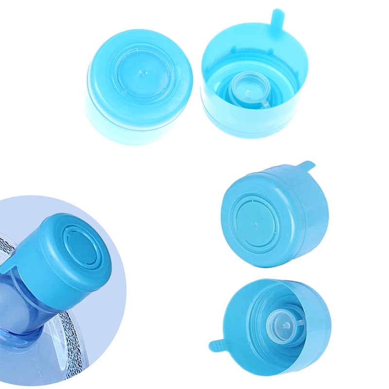 5Pc Plastic Water Bottle 55mm 3-5 Gallon Water Jug Cap Non Spill Lid Replacement