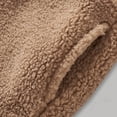 thumbnail image 6 of XQYLOS Kids Winter Jacket Loose Fit Cardigan Coat for Boys Girls, Autumn Winter Warm Outerwear Trendy Color Matching Medium Large Size, 6 of 7