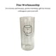 thumbnail image 3 of Billuyoard Taza de cristal de 400ml reutilizable de gran capacidad para vino, té de la leche, agua, utensilio para beber, taza transparente para desayuno, Mostrada Billuyoard HA066481-00, 3 of 6