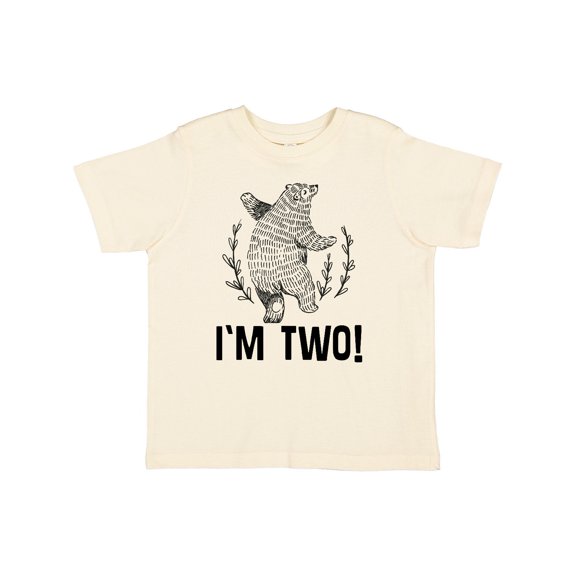 Inktastic 2nd Birthday Bear 2 Year Old Boy Boys or Girls Toddler T-Shirt