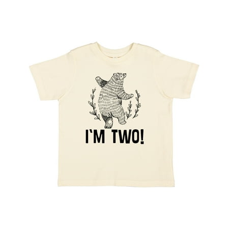 

Inktastic 2nd Birthday Bear 2 Year Old Boy Gift Toddler Boy or Toddler Girl T-Shirt