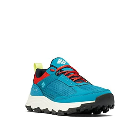 Columbia Men's Hatana Max Outdry Hiking Shoe, Deep Marine/Bold Orange, 12