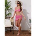 thumbnail image 5 of DARING DIVA Women's Herringbone Bikini Sets Small Pink, 5 of 6