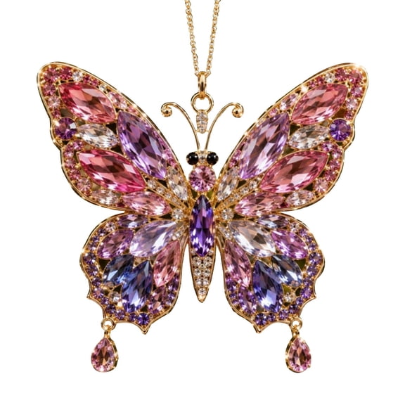 Clearance Sale | Butterfly Animal Shaped Hanging Ornament Elegant Art Pendant for Christmas Tree Home Holiday Decoration
