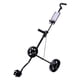 thumbnail image 3 of Carro de golf Carro de golf para caminar Fácil de abrir y cerrar Metal Fácil de transportar Carro de golf portátil Carro plegable Equipo de golf, 3 of 8