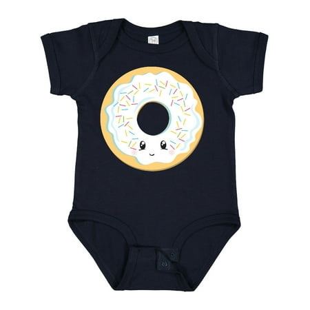 

Inktastic White Donut Gift Baby Boy or Baby Girl Bodysuit