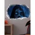 thumbnail image 4 of Halloween Wall Breaking Horror Zombie Decoration Scene Layout Props Window Glass Stickers Party Windows Wall Home Decoration (A), 4 of 6