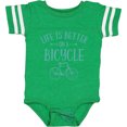 thumbnail image 3 of Inktastic Life's Better on a Bicycle Girls Baby Bodysuit, 3 of 5