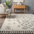 thumbnail image 5 of nuLOOM Kayla Moroccan Abstract Tassel Area Rug, 6' 7" x 9', Kayla Off-white, 5 of 5