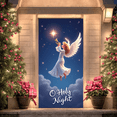 thumbnail image 2 of Decorative Design Christmas Angel Theme Religious Night Sky Banner for Church Events Holiday Decor Home Decoration, 2 of 9