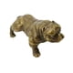 thumbnail image 4 of Figura de perro de latón, miniestatua, artesanía robusta, coleccionable, adorno de mesa, escultura para mesa, dormitorio, escritorio, decoración del Cobre, 4 of 8