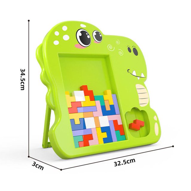 3D Brain Teasers Toy Regalo creativo Juego de rompecabezas mágico para niños pequeños (Verde) Hugtrwg libre de BPA
