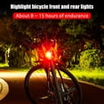 thumbnail image 4 of Accesorios para ciclismo al aire libre, luz LED para bicicleta, luz LED para bicicleta con batería, luz trasera para bicicleta diseñada para profesionales, 4 of 9