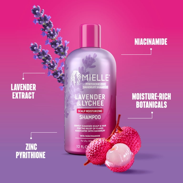 6 pack) Mielle Lavender and Lychee Scalp Moisturizing Dandruff