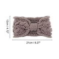 thumbnail image 3 of Unique Bargains 1 Pc Fashion Headband Wide-Edged Bow Pattern Cameo, 3 of 4