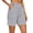Grey, variant on Nfurl High Waisted Shorts Women Dressy Casual Wide Leg Shorts with Pockets Summer Cotton Linen Shorts for Going Out Daily Vacation Beach Sky Blue,XXL