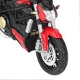 thumbnail image 2 of 1:12 Scale Alloy Motorcycle Model Realistic Motorcycle Model Kids Moto Toy for Display Collection Red, 2 of 4