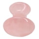 thumbnail image 3 of ColoMX Masajeador facial de cuarzo rosa con forma de hongo, masajeador de jade Gua Sha, herramienta Gua Sha para el cuidado de los ojos y la piel, para uso en spas y salones de belleza en casa., 3 of 7