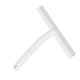 thumbnail image 1 of Escobilla de goma Injueey para ducha de baño limpiaparabrisas portátil cepillo de vidrio de goma blanco, 1 of 1