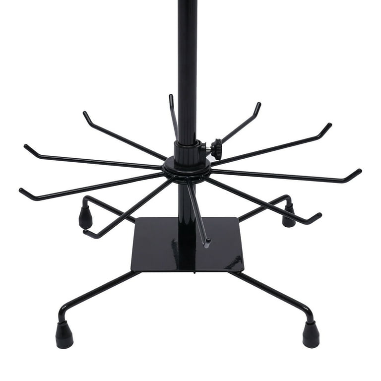 MyGift Black Metal Rotating 8 Hook Necklace & Bracelet Organizer/Countertop  Jewelry Tower Display Stand - Zen Merchandiser