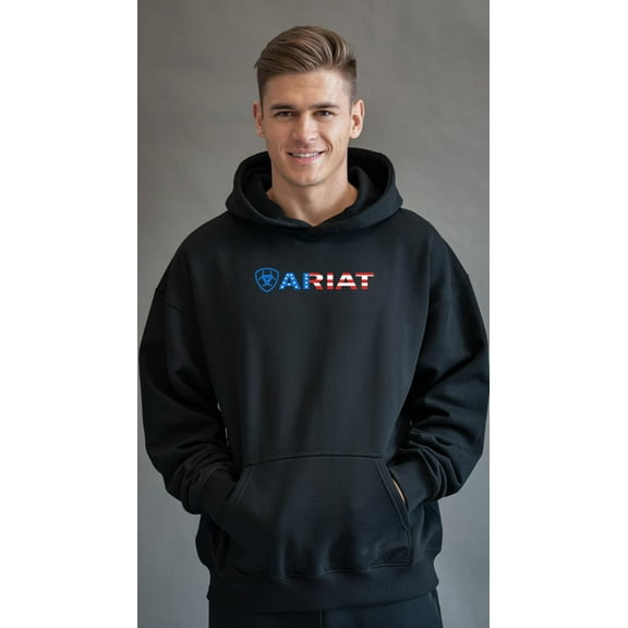 Ariat Graphic Hoodie , for men & women, up to size 5XL. Unisex Casual Western Apparel
