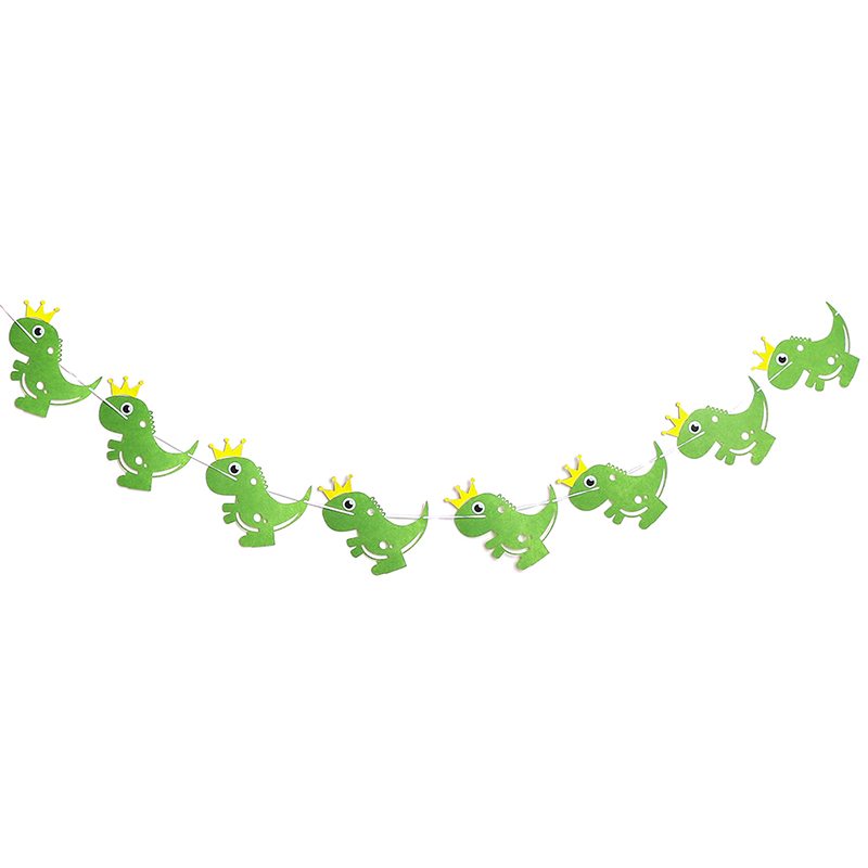 Dinosaur Party Banners Baby Shower Birthday Party Decoration Pennant Kids GiftOJ