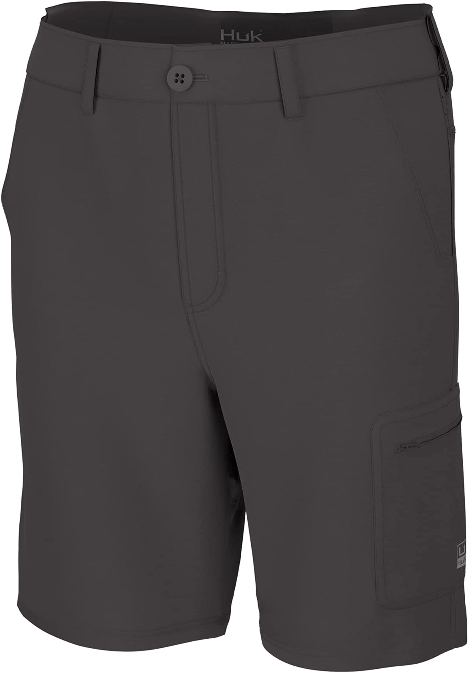 HUK Men Standard Next Level 10.5" QuickDrying Fishing Short Iron