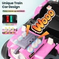 thumbnail image 6 of Funcid Ride on Train for Toddlers with Remote Control, Ride on Toys for Kids Ages 2-6, Electric Car for Kids with Music, Bluetooth, MP3 Player, Train Sound, Pink, 6 of 9