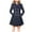 Navy, variant on Lindreshi Cardigan Sweaters for Women Plus Size Clearance Women's Solid Color Lapel Pocket Long Jacket Cardigan Jacket