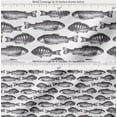 thumbnail image 2 of Soimoi White Cotton Voile Fabric Fish Ocean Print Fabric by the Yard 56 Inch Wide, 2 of 7