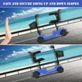 thumbnail image 3 of Segmart 4 Wheel Mobile Scooter for Seniors,Collapsible Mobility Wheelchair for Adults,Blue, 3 of 8