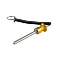 thumbnail image 4 of Weight Stack Pin with Pull Rope Locking Cable Gym Equipment Replacement Part Yellow 8mmx80mm, 4 of 6