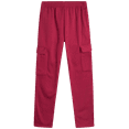 thumbnail image 6 of Real Love Girls Sweatpants Set - 2 Piece Fleece Hoodie and Flare Cargo Pants Activewear Set (7-16), 6 of 7