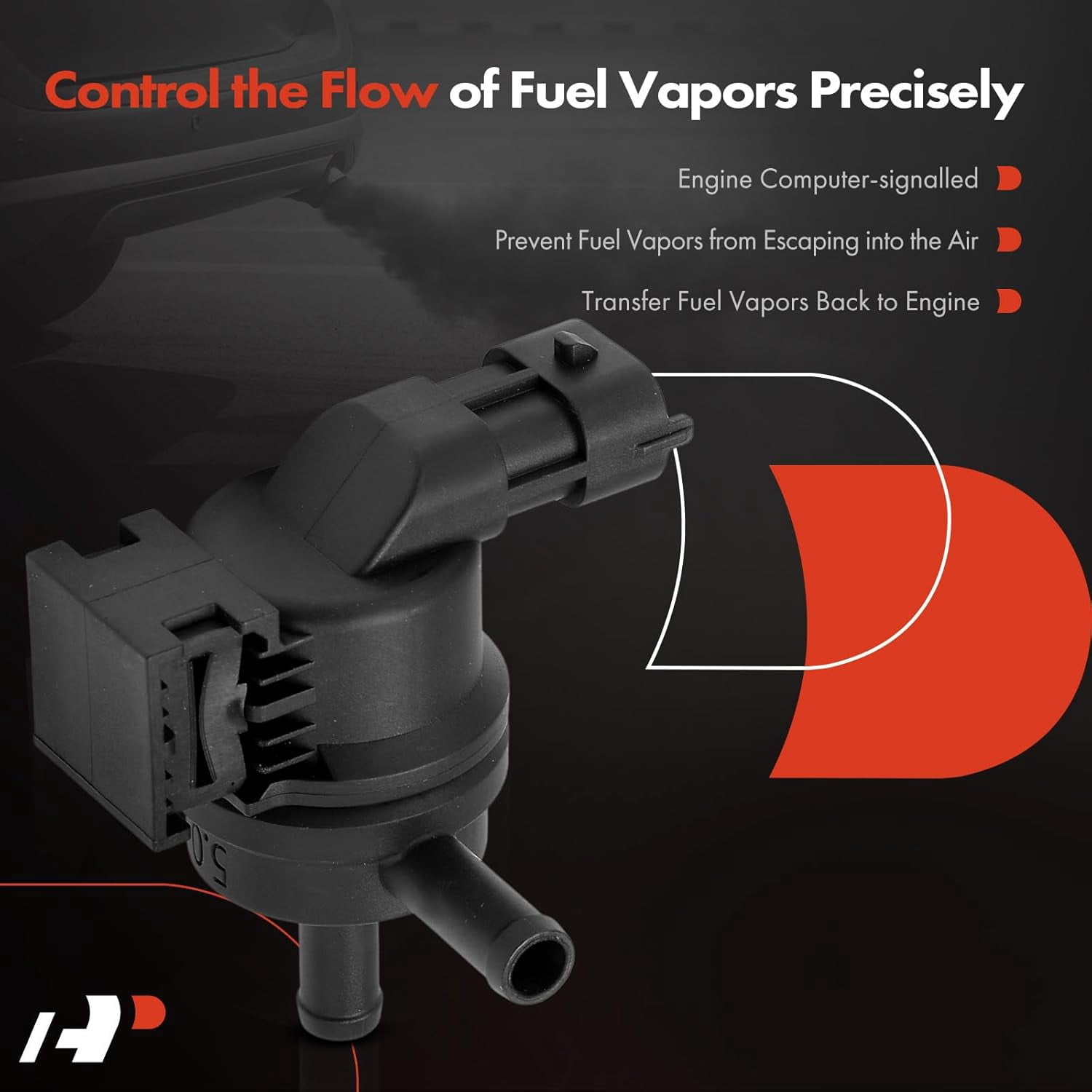 A-Premium Vapor Canister Purge Solenoid Valve Compatible with Hyundai Elantra 2011-2020, Tucson 2014-2017, Genesis 2015-2016, Elantra Coupe GT & Kia Soul, Forte, K900, Forte Koup