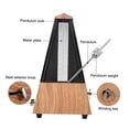 thumbnail image 6 of ammoon Universal Pyramid Mechanical Metronome ABS Material for Guitar Violin Piano Bass Musical Instrument Practice Tool for Beginners, 6 of 7