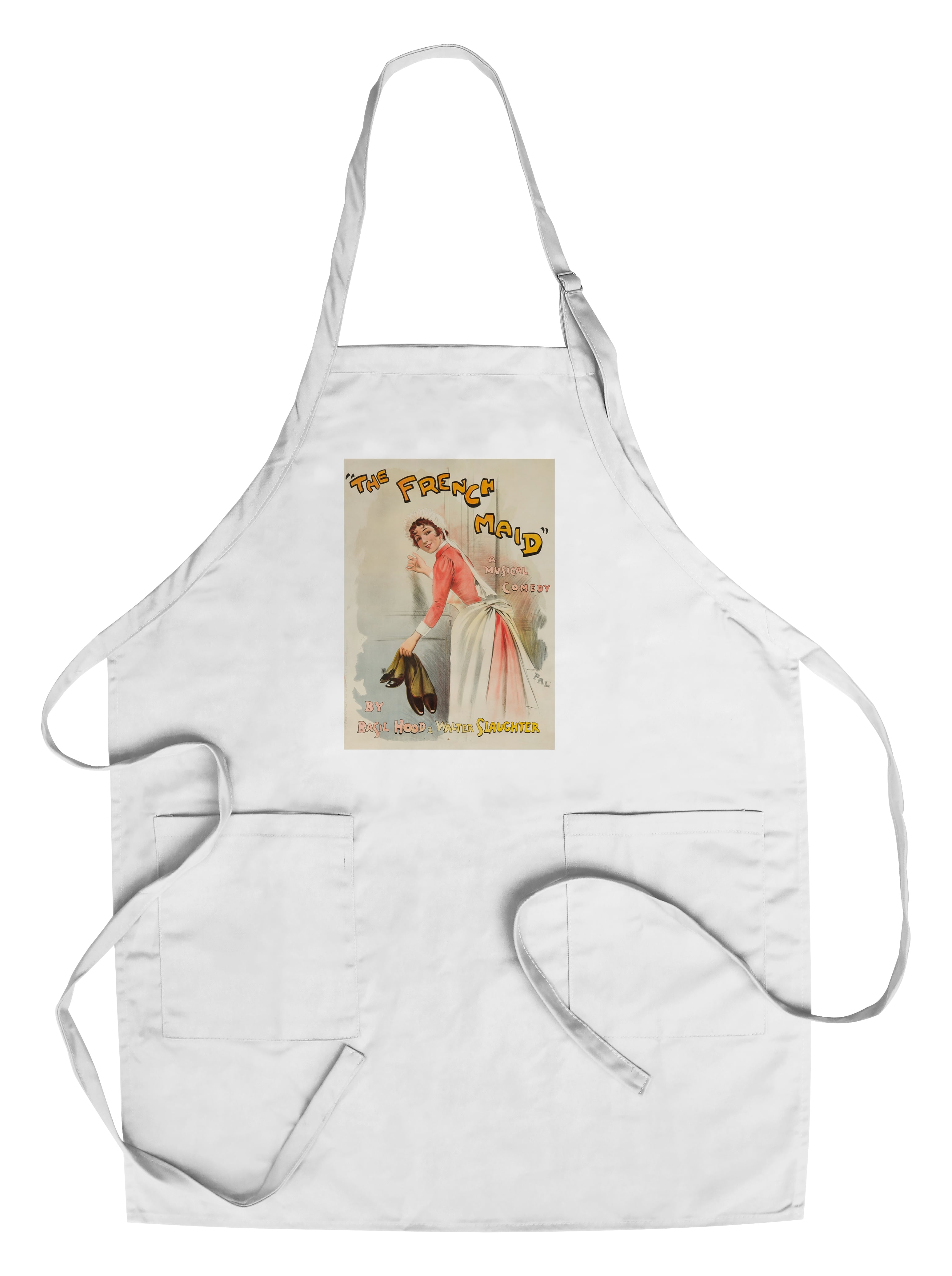 Pastries Beige 100% Cotton French Cooking Apron French Patisserie Made France 