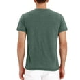 thumbnail image 5 of Vicojack Men's Henley T-Shirts 3-Button Placket Short Sleeve Plain Casual Summer Tee, Pack of 2 (M-XXL), 5 of 9