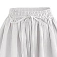 thumbnail image 5 of biudgviw Flowy Shorts for Women Boho High Waisted Chiffon Ruffle Culottes Shorts Plus Size Summer Beach Vacation Shorts, 5 of 5