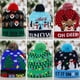 thumbnail image 3 of Sombrero de Navidad LED que brilla intensamente Papá Noel * Gorras Fiesta Muñeco de nieve Gorro Tocado Sombreros de punto Sombreros de Navidad Kits de decoración para fiestas Alce rojo púrpura Monstrate HA068331-01, 3 of 6