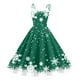 thumbnail image 4 of Vestidos de Verano 2025 Para Mujer, Vestido de Fiesta Formal de Graduación Sin Mangas Hasta La Rodilla Estilo Retro Con Vuelo y Corte En A, 4 of 4