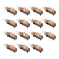 thumbnail image 4 of 15pcs X Push Button Switch DPDT 6 Pin 1 Position Self-Locking Black Durable Part, 4 of 5