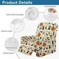 thumbnail image 5 of Xixirimido Bats Cats Stars Pumpkins Recliner Chair Cover 4-Pieces Lazyboy Cover for Recliner Chair with Storage Pockets Halloween Furniture Protector for Living Room Printed Sofa Slipcover, 5 of 8