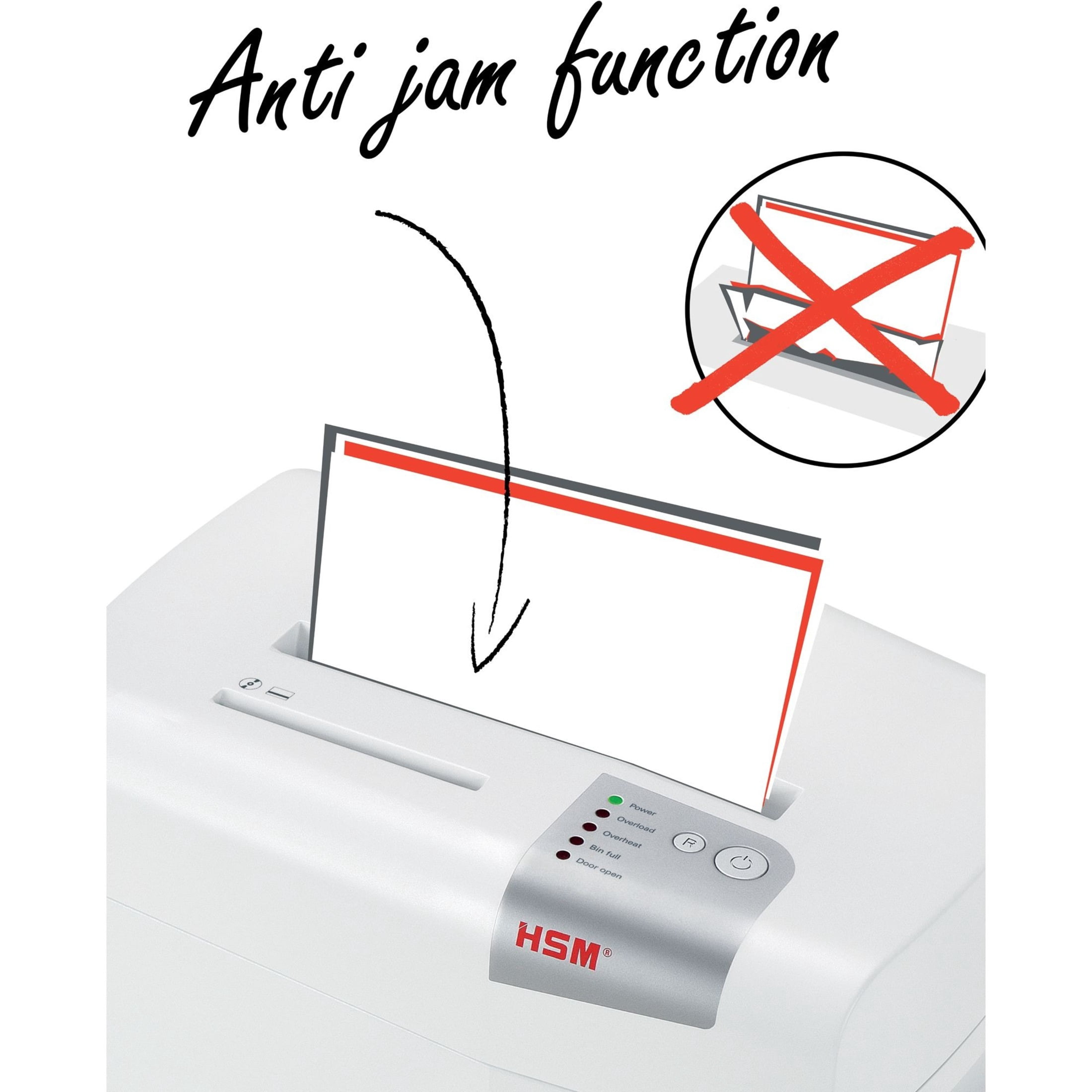 HSM, HSM1059, shredstar X12 Cross Cut Shredder, 1 Each, White