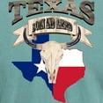 thumbnail image 3 of CafePress - Bull Skull Born Texas T Shirt - Mens Comfort Colors Shirt, 3 of 5