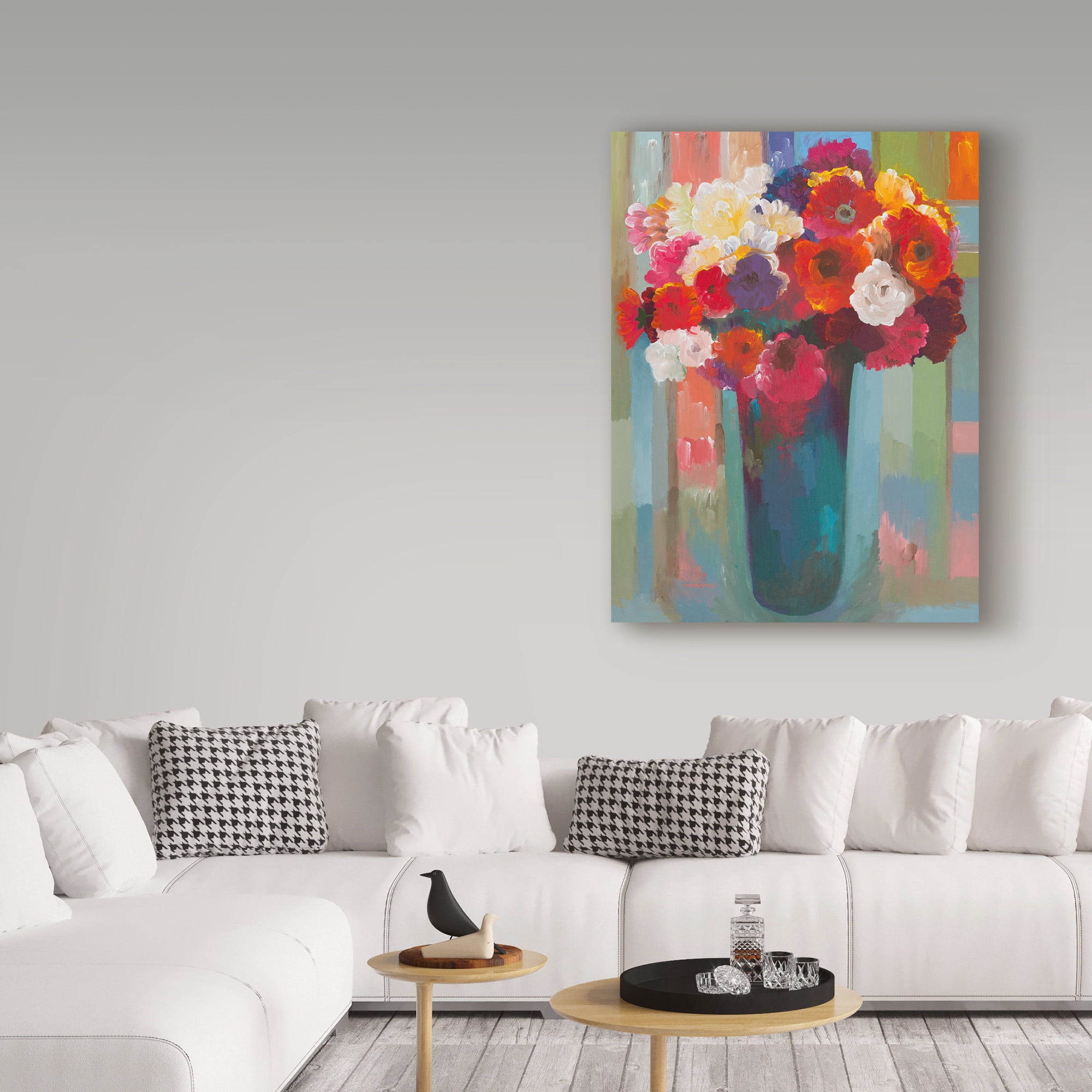 Trademark Fine Art 'Bright Bouquet' Canvas Art by Hooshang Khorasani