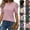 03# Pink, variant on Womens Tops Summer Sweater Long Tunic Dressy Casual Blouses Business Cute Trendy Short Sleeve Shirt,Dark Gray M
