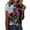 Pink, variant on Women's Bleached Sublimation Short Sleeve Tshirts Cute Tees Tops Casual Soft Breathable Lightweight Trendy Summer Blanks